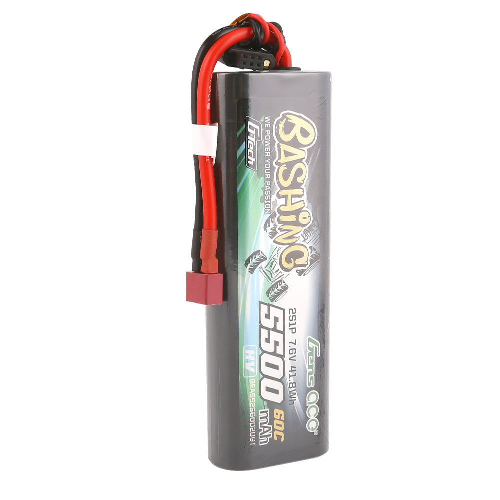 Gens Ace Bashing 5500mAh 2S 60C Batterie LiPo Deans HV