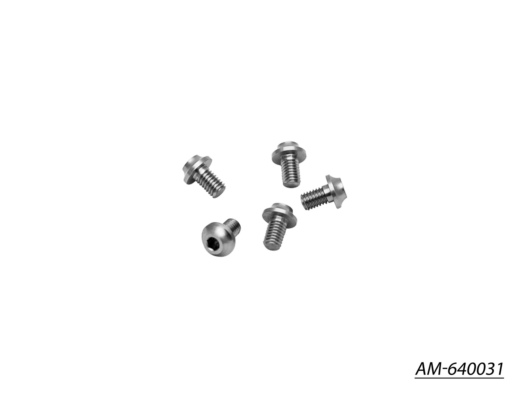 Arrowmax Vis Titane M3x5 Tête Ronde AM-640031 x5
