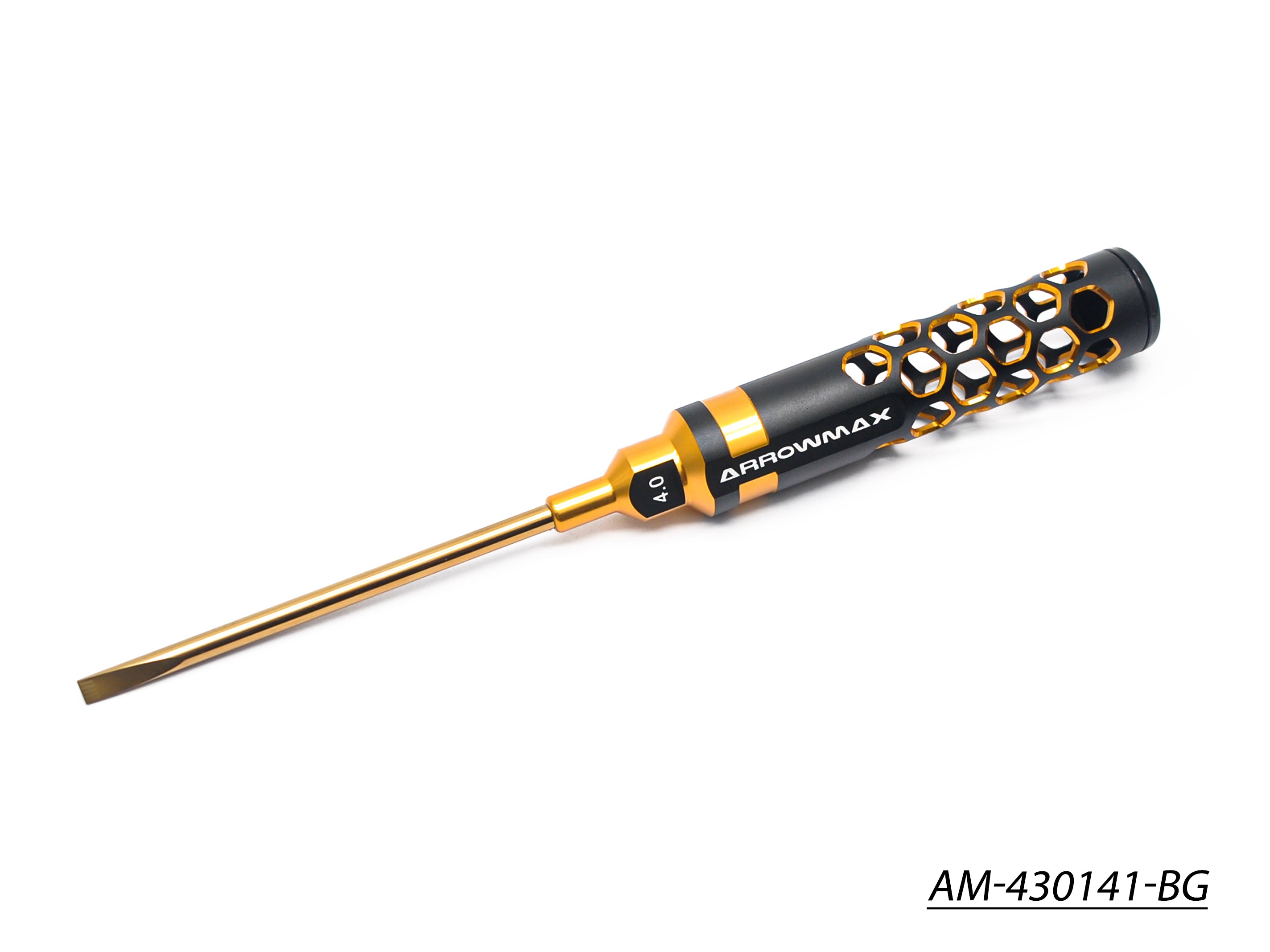 Arrowmax Honeycomb tournevis plat 3.0x100 Black Golden