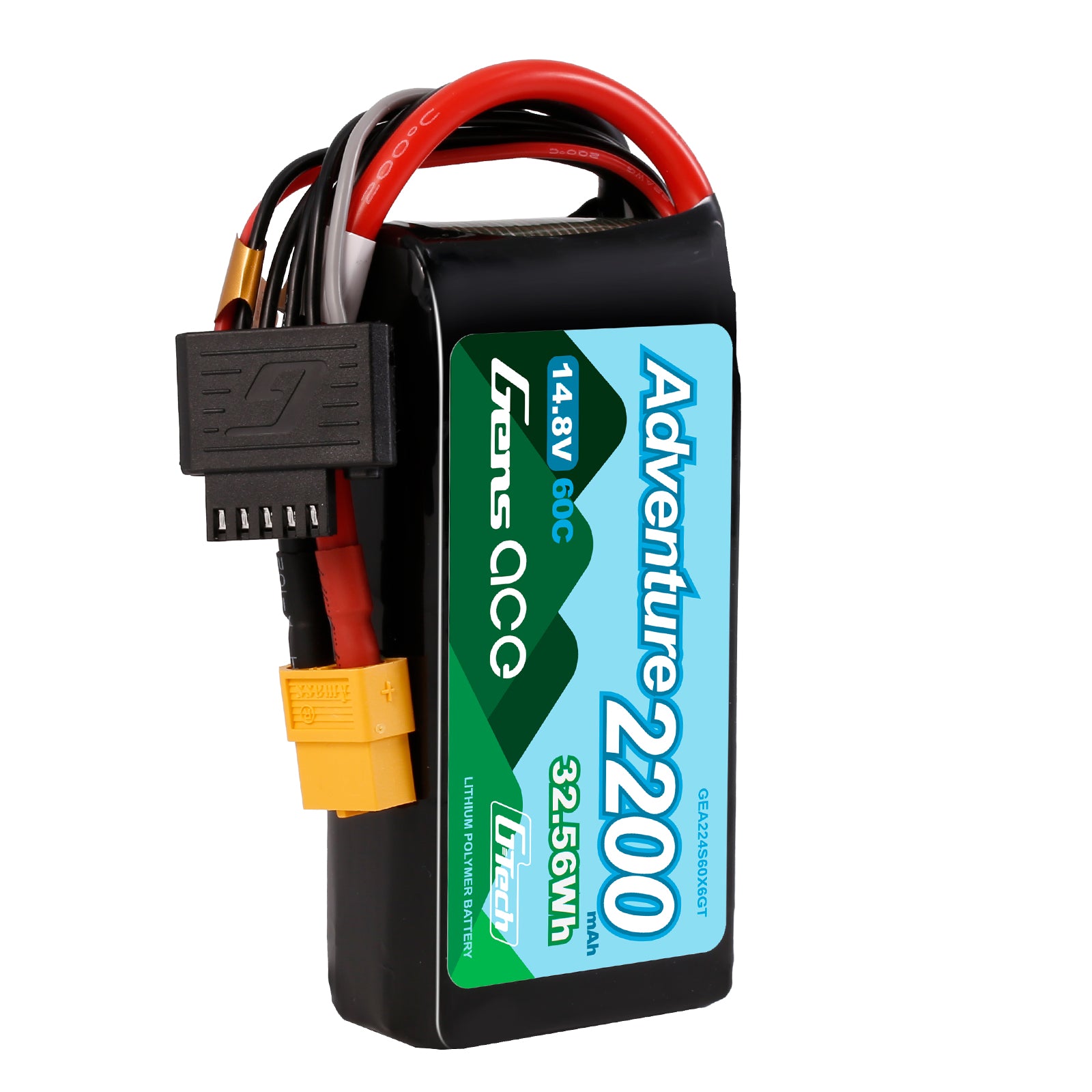 Gens Ace Adventure 2200mAh 4S batterie LiPo XT60 60C