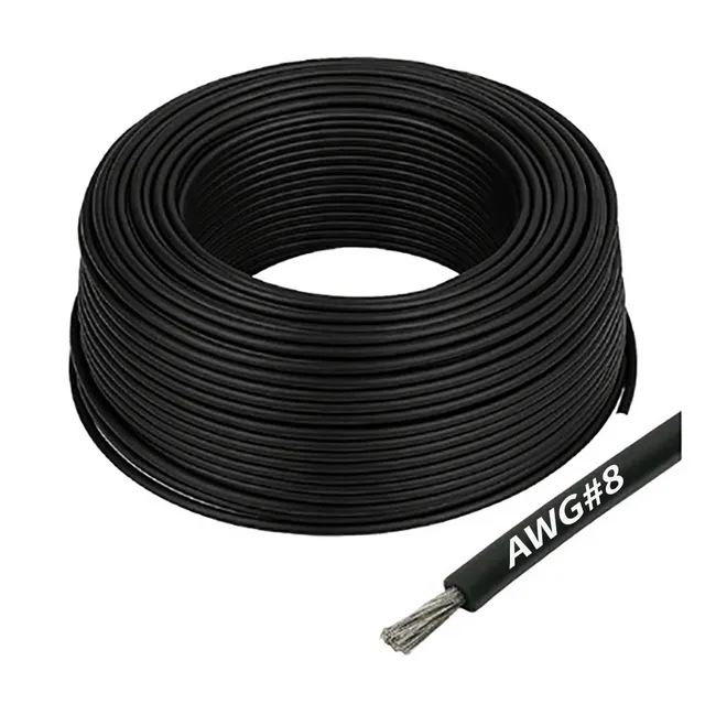 Gens Ace Câble silicone AWG8 noir 1m soudure RC