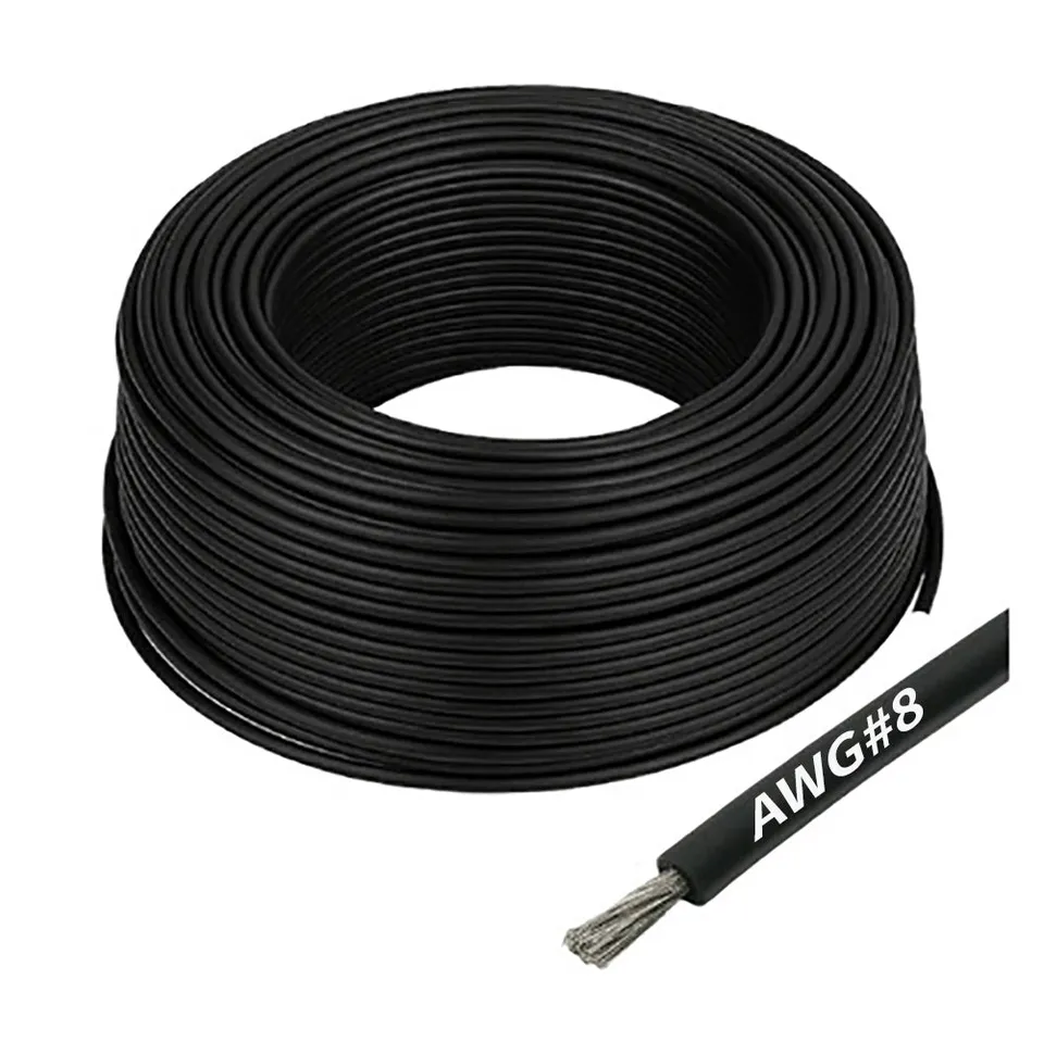 Gens Ace Câble silicone AWG8 noir 1m soudure RC