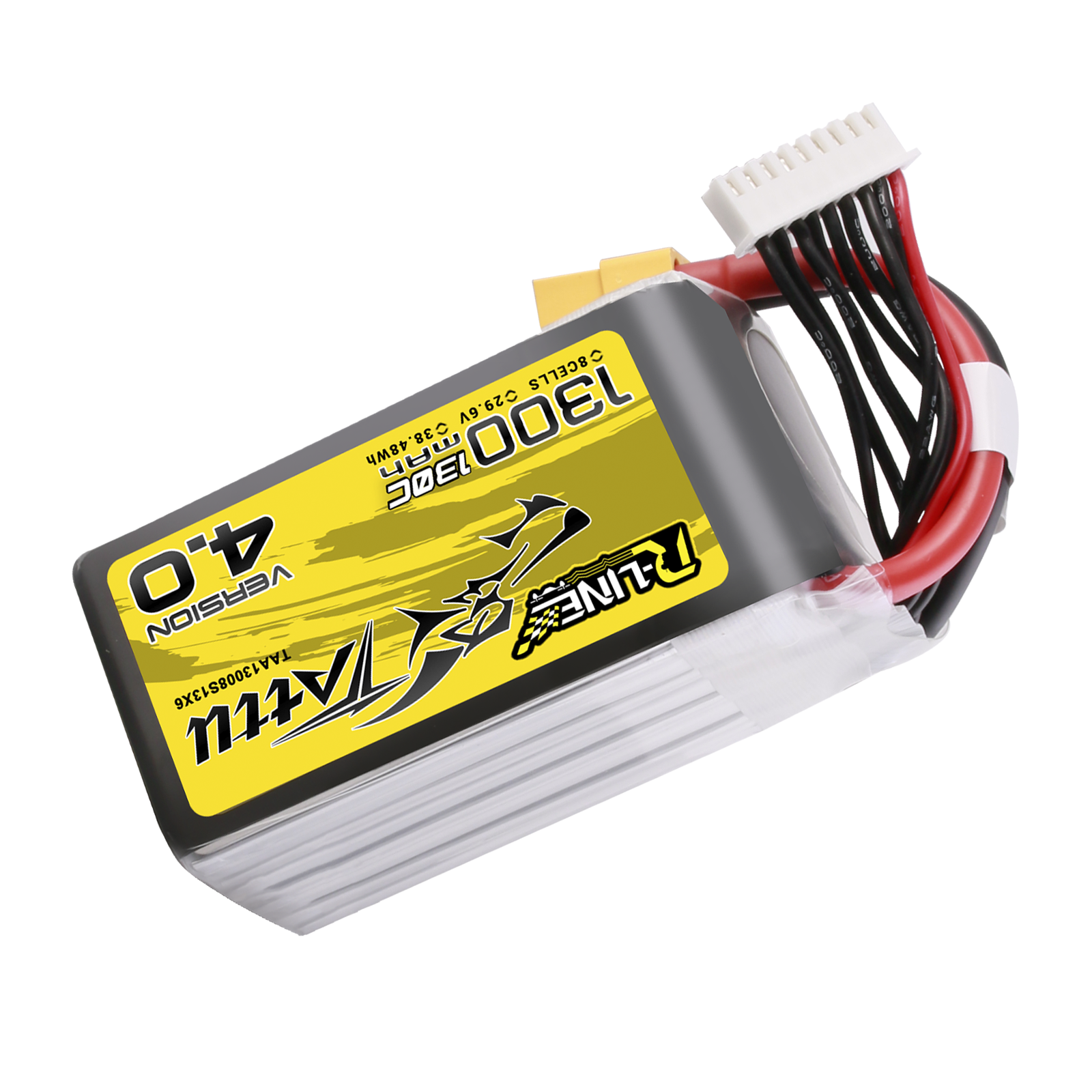 Gens Ace Tattu R-Line 1300mAh 8S batterie LiPo XT60 130C