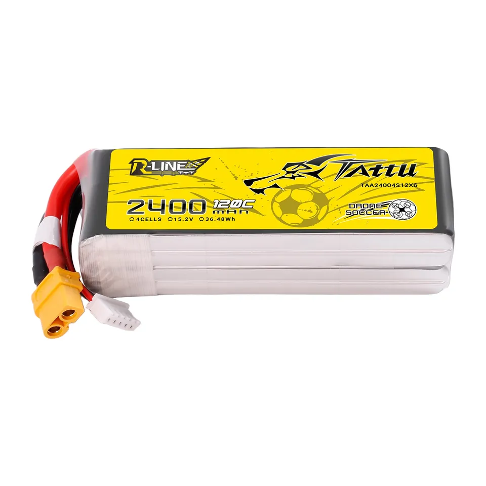 Tattu R-Line batterie lipo 2400mAh 4S HV XT60 120C