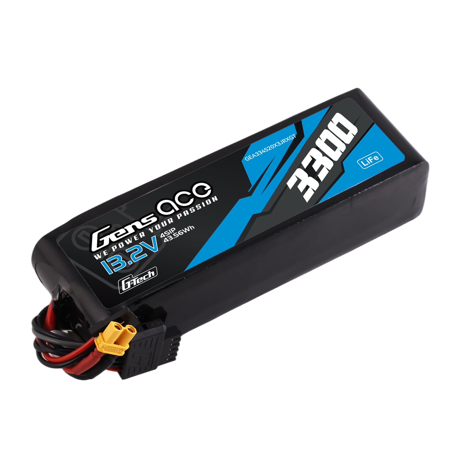 Gens Ace TX/RX Batterie LiFe 3300mAh 4S 20C XT30