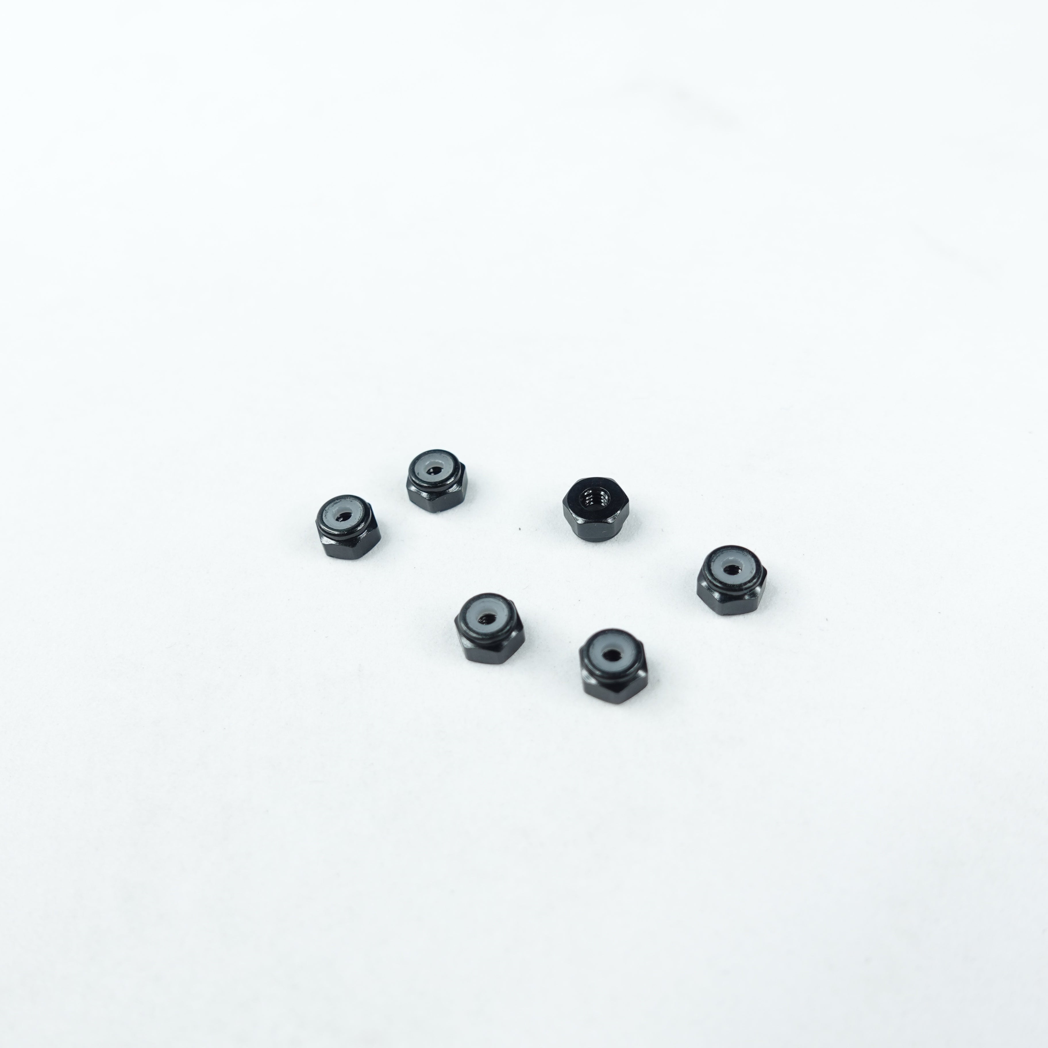 3Racing Parts 3RAC-N20/V2 écrou alu 2mm x6 noir