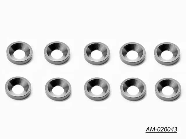 Arrowmax Accessories rondelle fraisée M4 AM-020043 grise lot 10