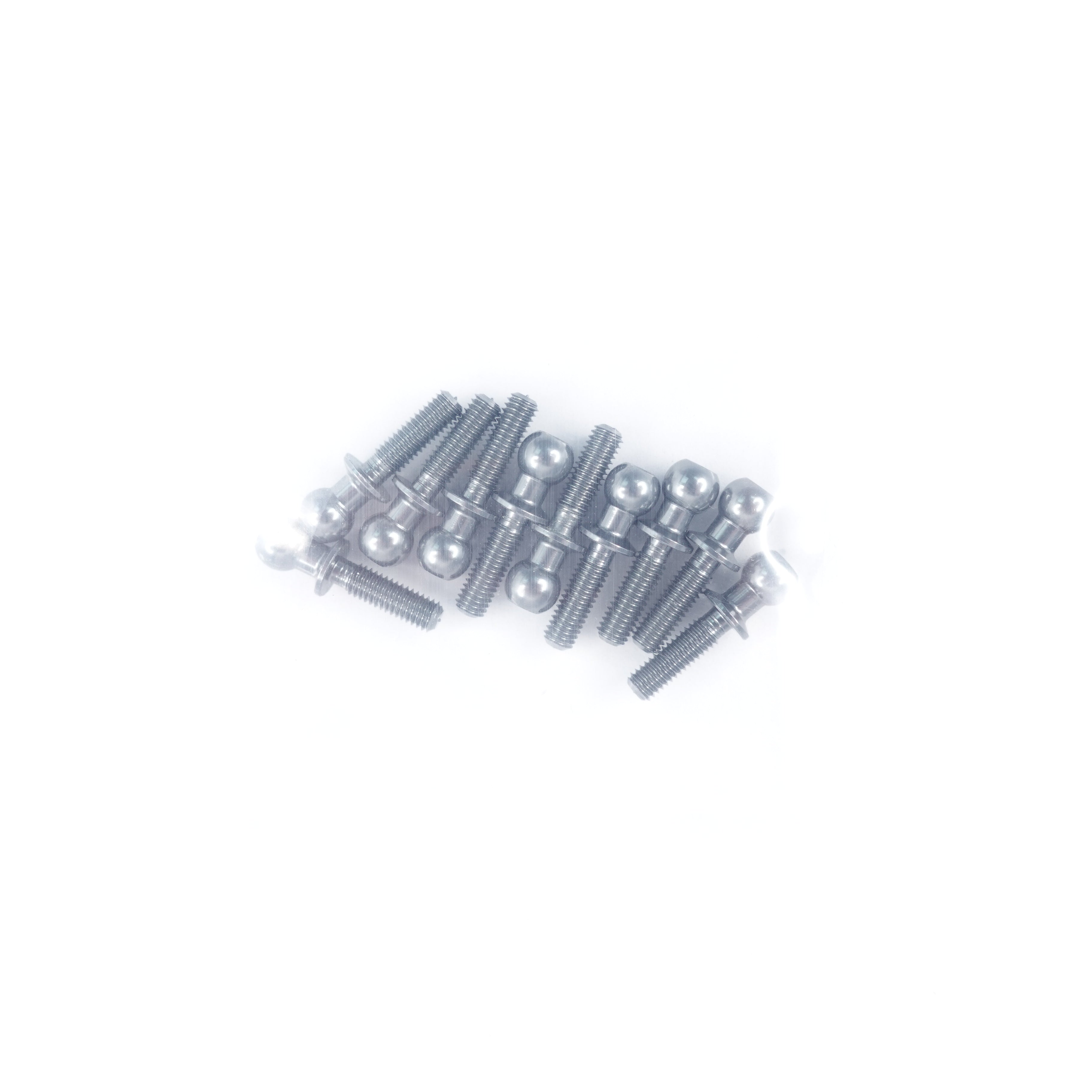 3Racing Parts Rotule Alu 4.8mm L10 Noir x10