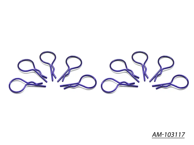 Arrowmax Body Clip Big 1/10 clips carrosserie violet x10