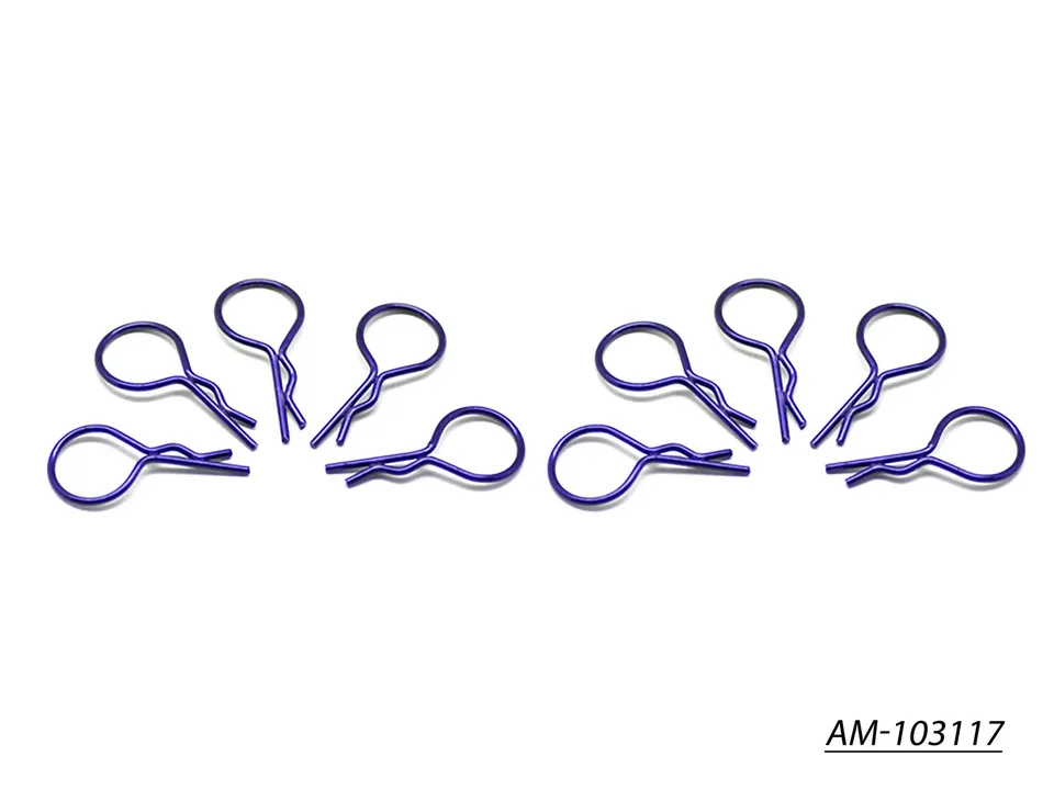Arrowmax Body Clip Big 1/10 clips carrosserie violet x10