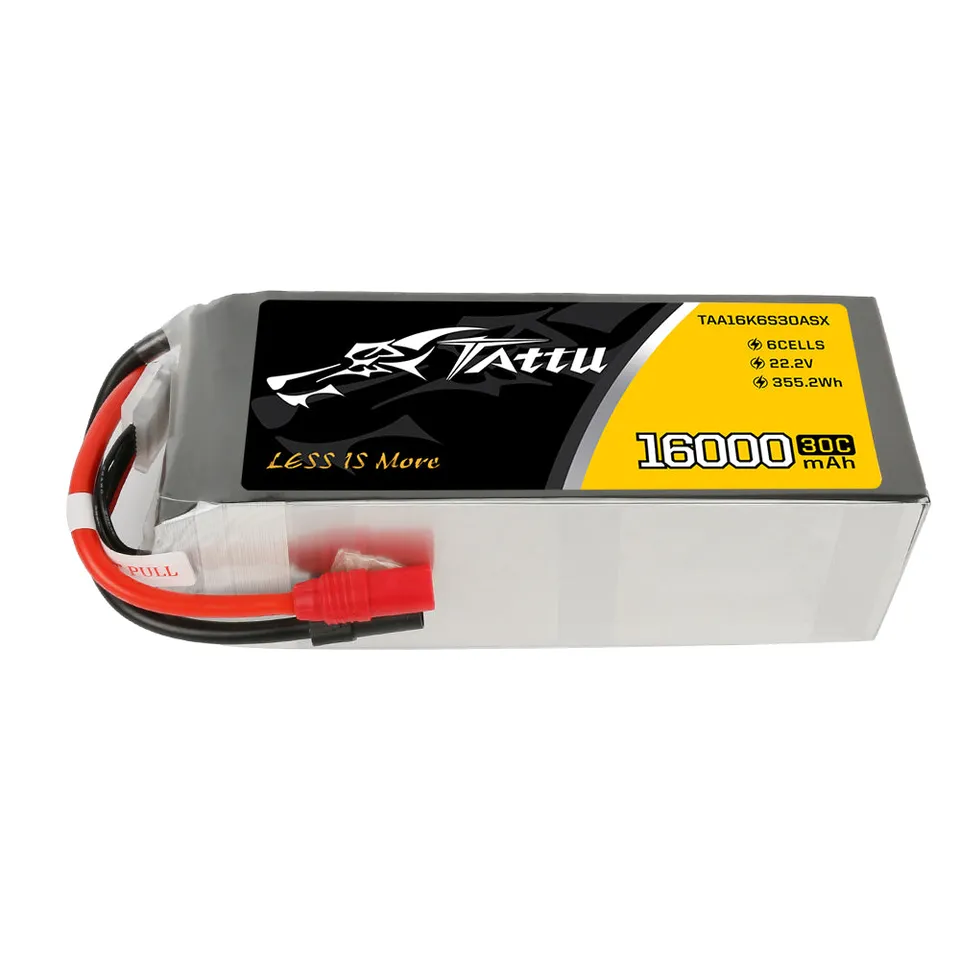 Tattu UAV 16000mAh 6S 30C Batterie LiPo AS150 XT150