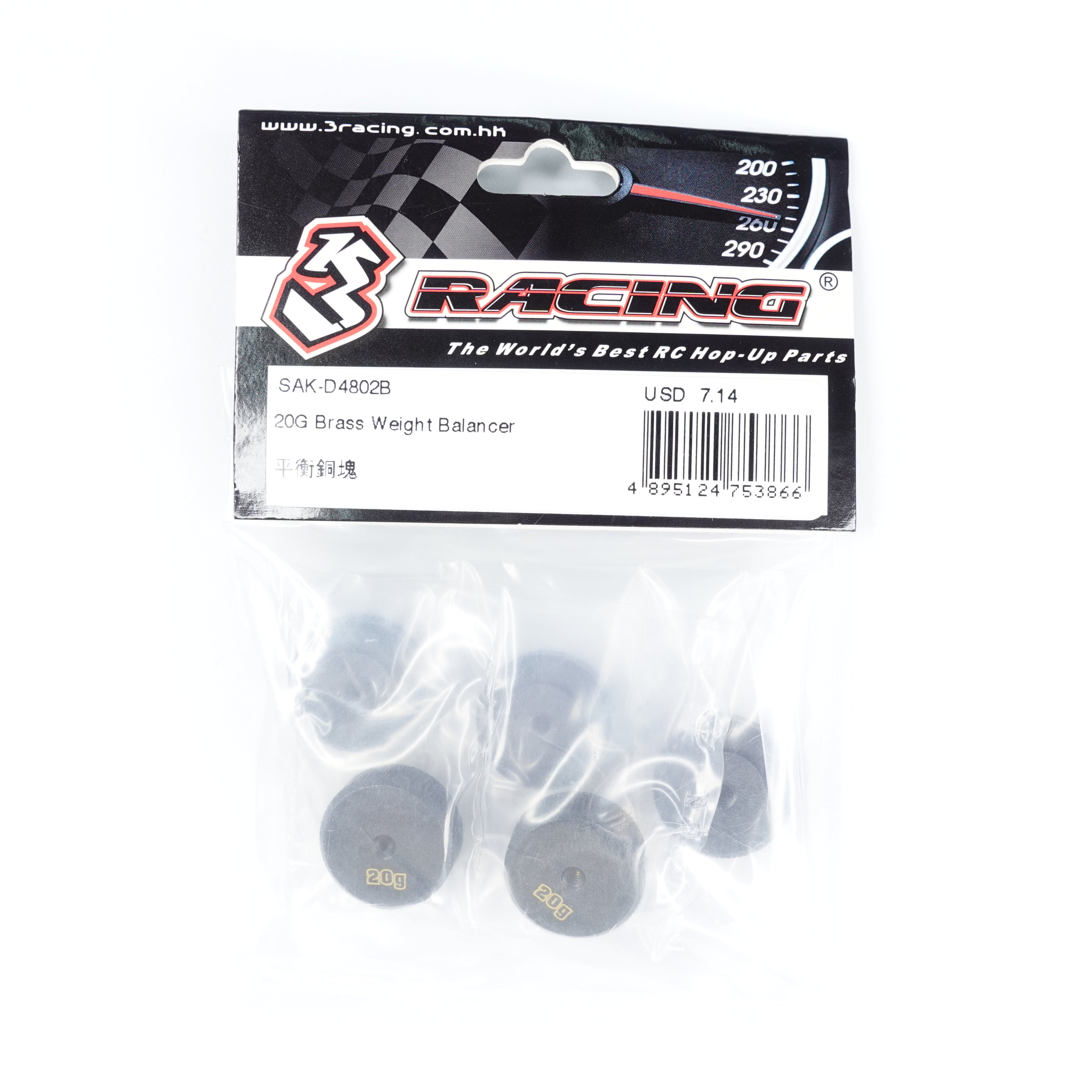 3Racing Sakura SAK-D4802B lest laiton 20g D4
