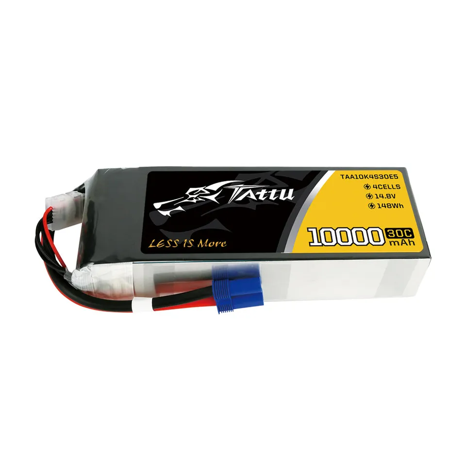 Tattu UAV Classic 10000mAh 4S 30C batterie LiPo EC5