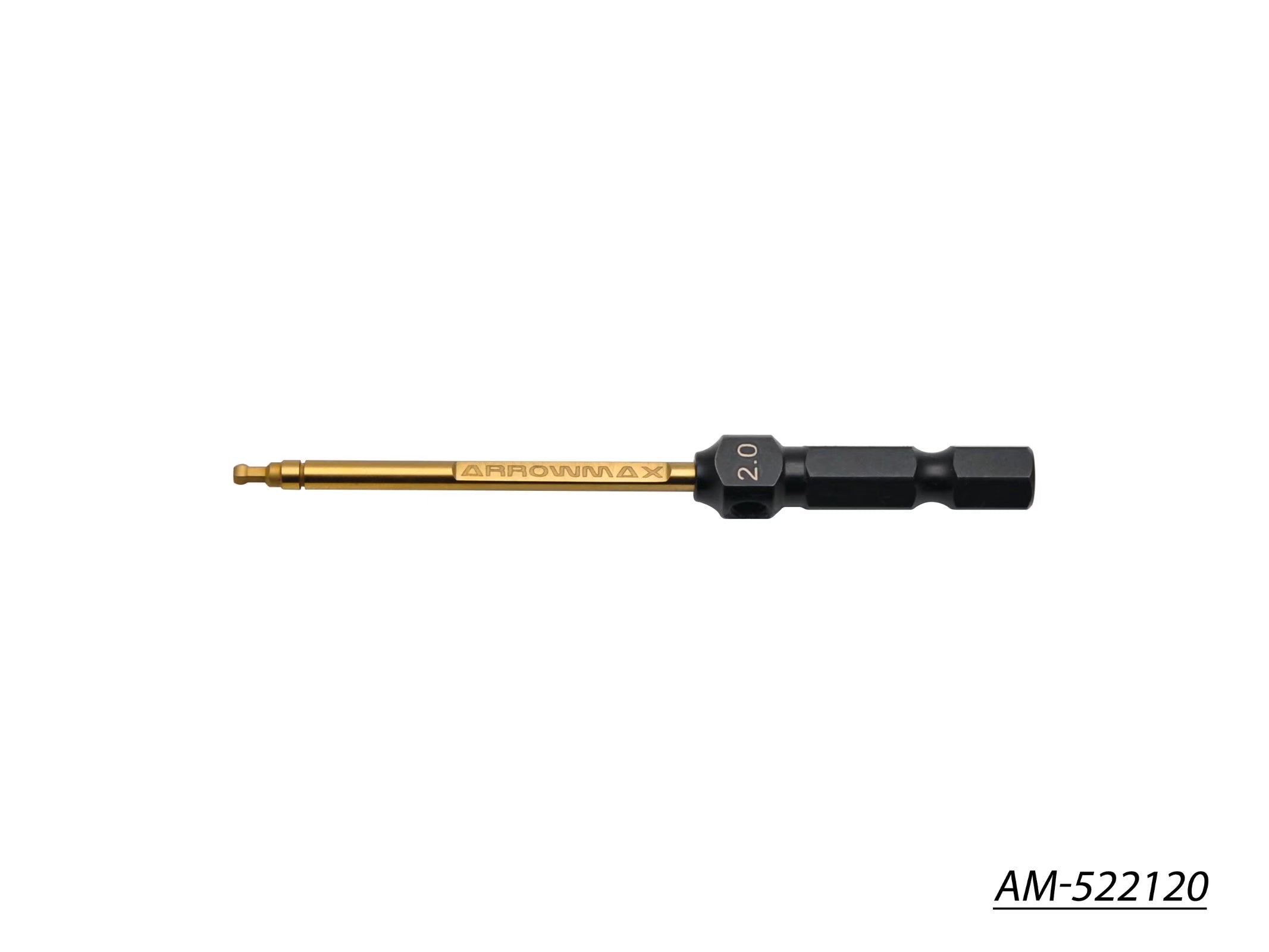 Arrowmax AM-522120 embout clé allen boule 2.0x80mm V2