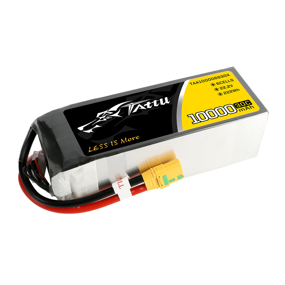 Tattu UAV Classic 10000mAh 6S batterie LiPo XT90 30C