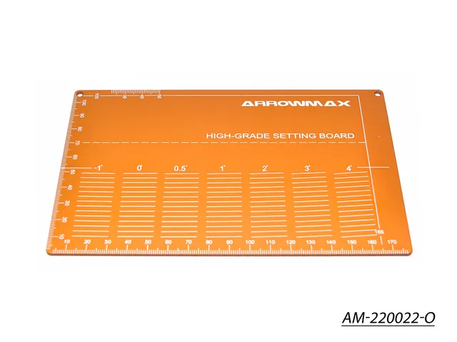Arrowmax AM-220022-O planche réglage 1/32 Mini 4WD orange