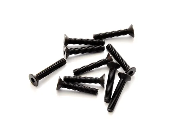 Hobao 31317 vis M3x17 tête fraisée 10pcs