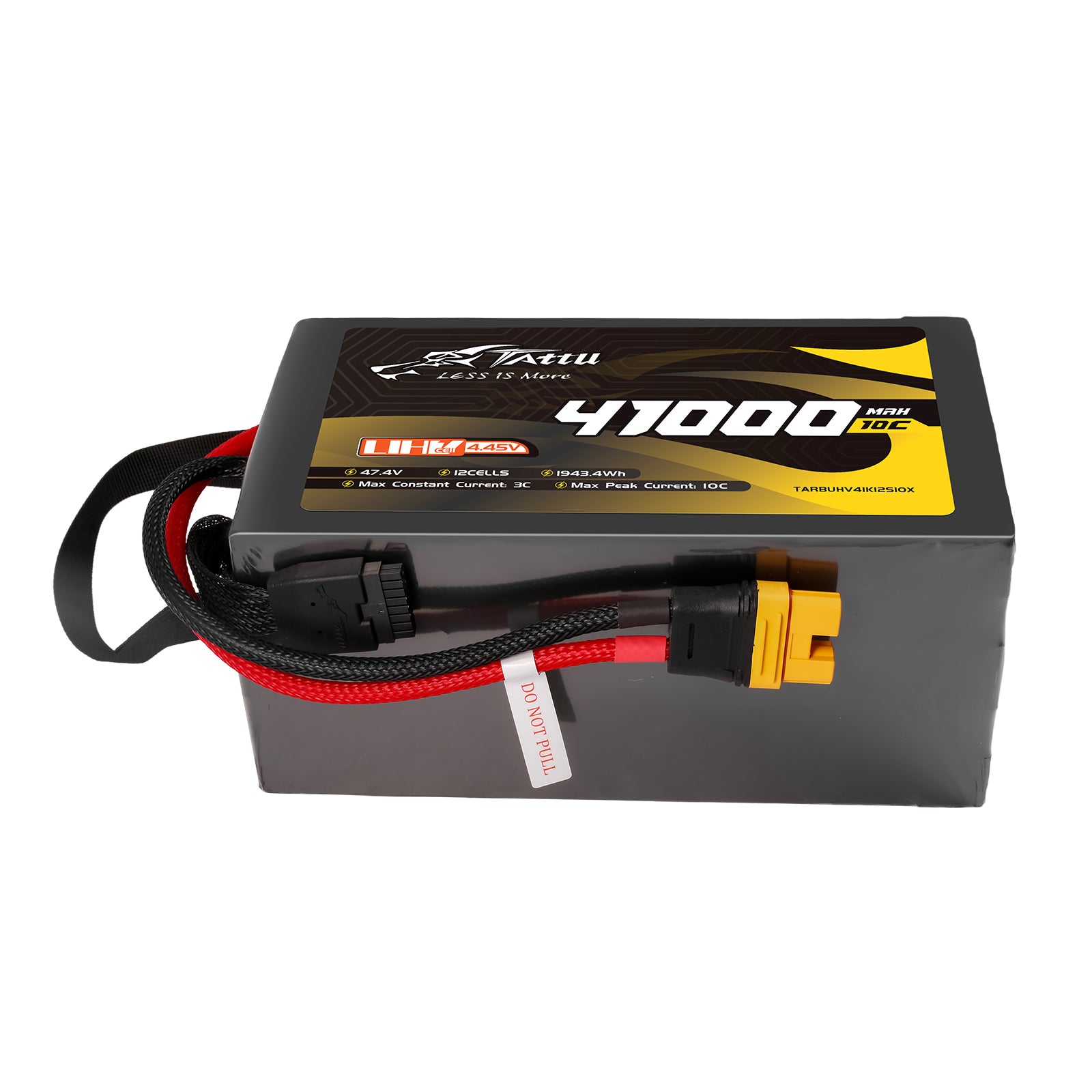 Tattu 41000mAh 12S batterie UHV semi-solide 47.4V 10C
