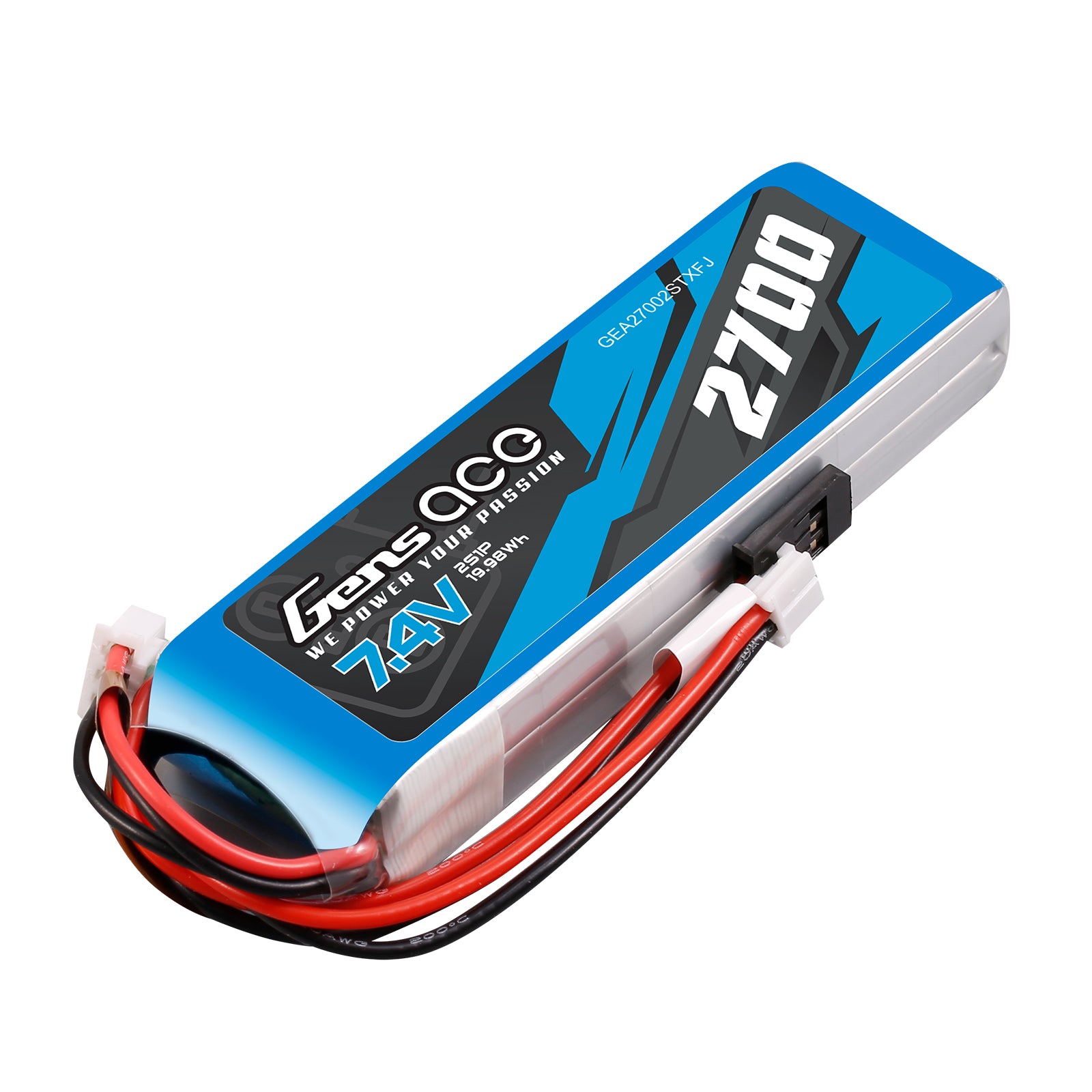 Gens Ace TX/RX 2700mAh 2S batterie LiPo émetteur