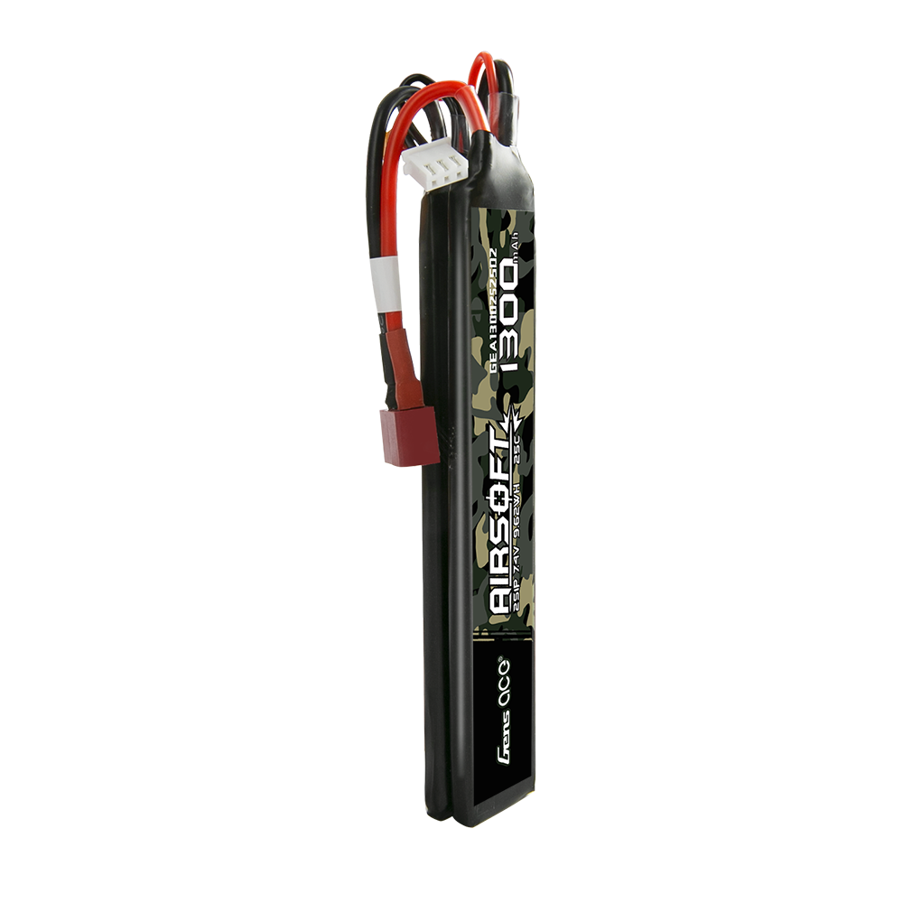 Gens Ace Airsoft 1300mAh 2S batterie LiPo 7.4V Deans