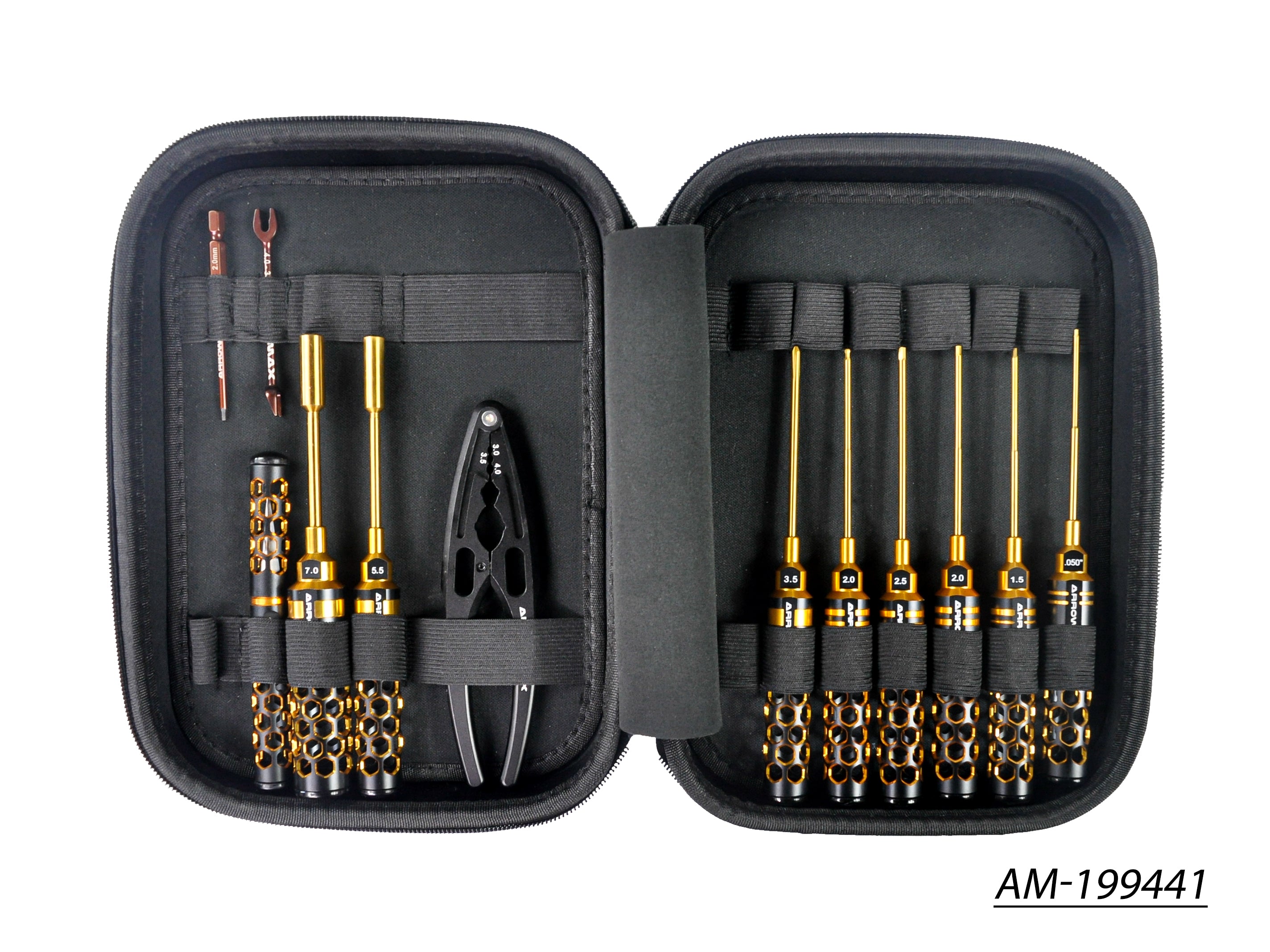 Arrowmax Toolset 1/10 Offroad 12pcs + sac AM-199441