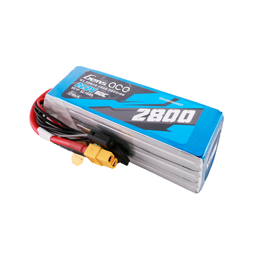 Gens Ace Air Classic 2800mAh 6S batterie LiPo 60C XT60