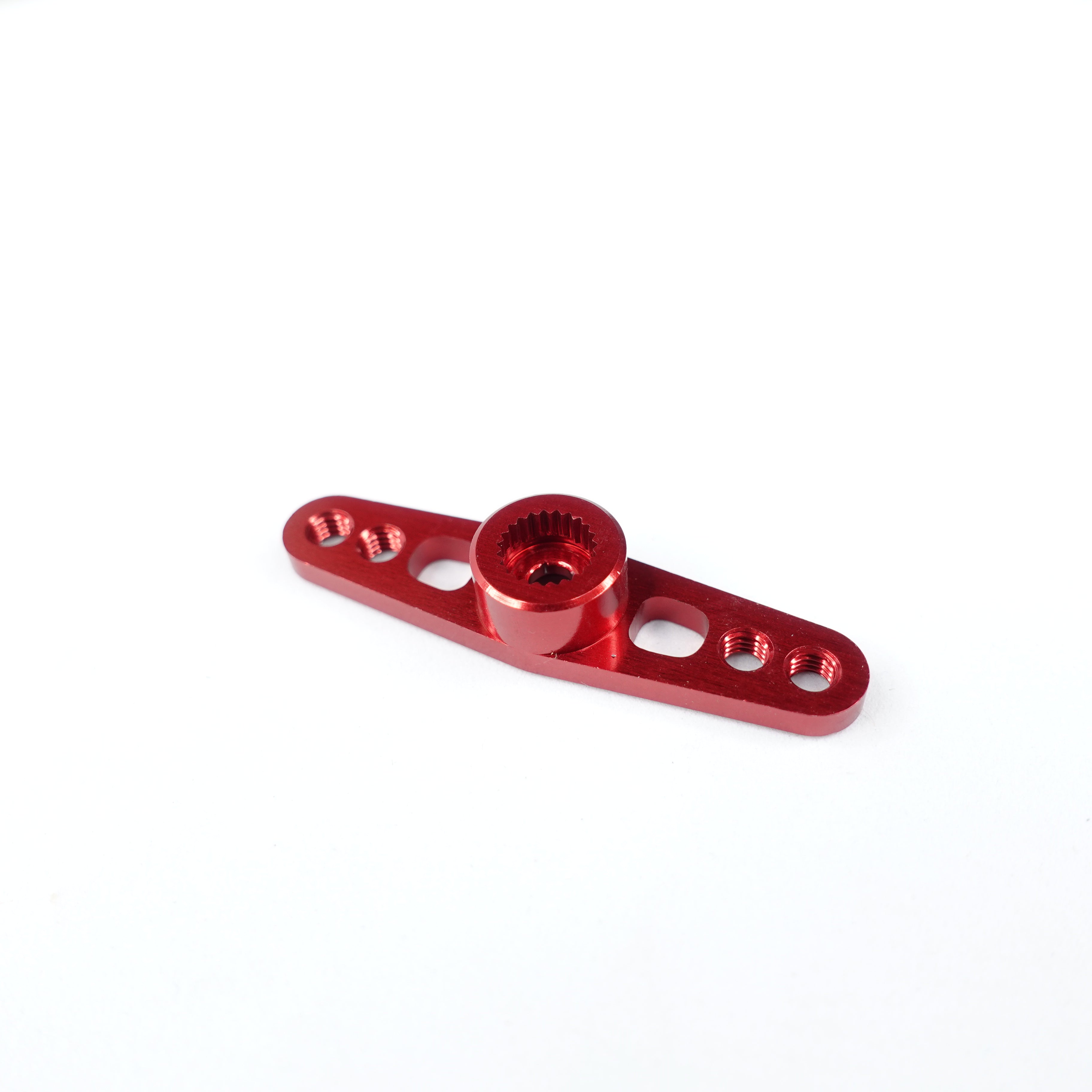 3Racing PARTS palonnier servo alu double argent 3mm