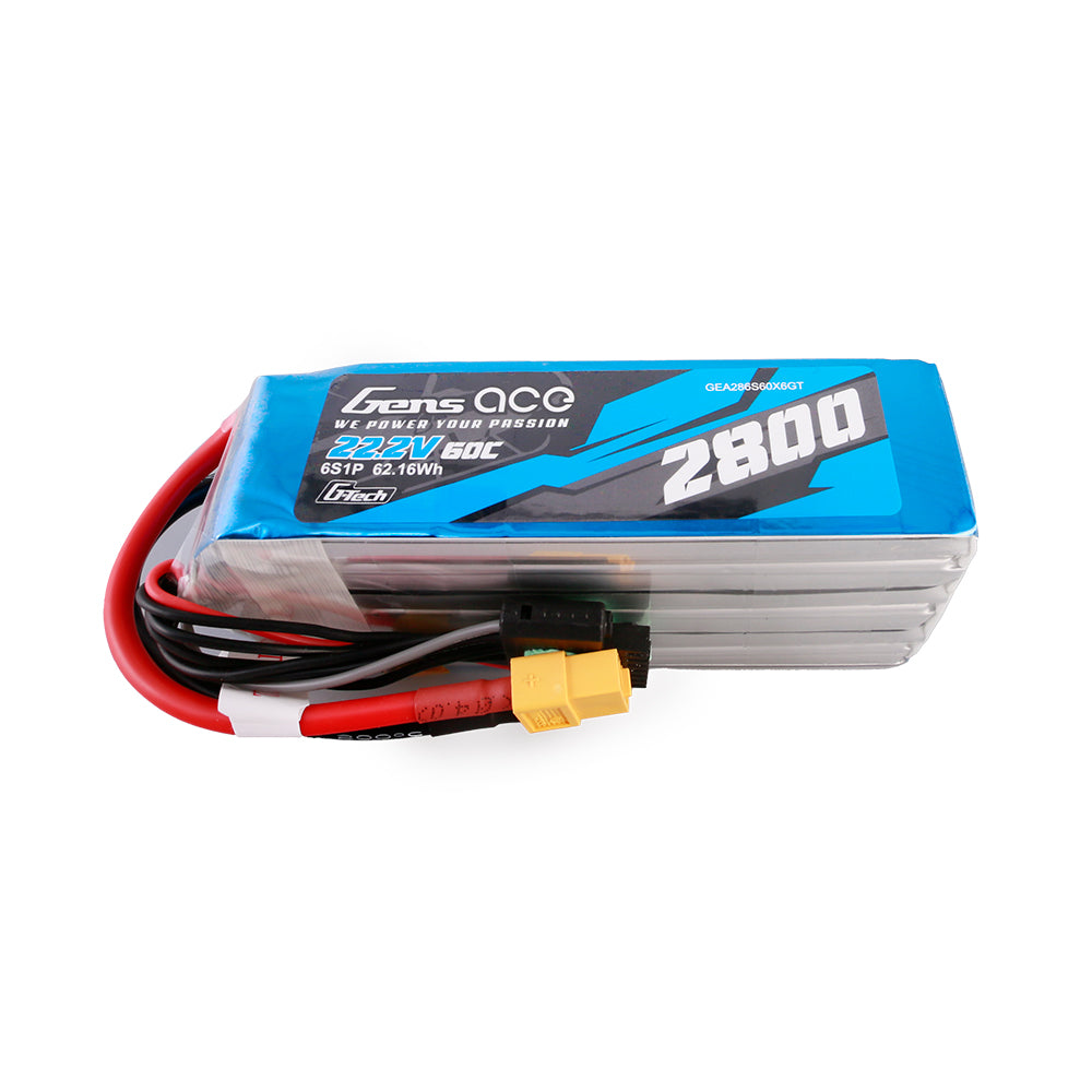 Gens Ace Air Classic 2800mAh 6S batterie LiPo 60C XT60
