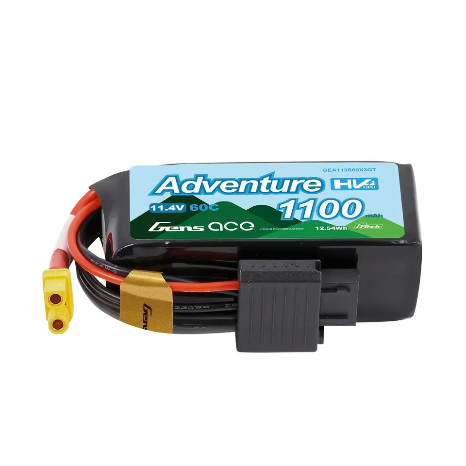 Gens Ace Adventure 1100mAh 3S 11.4V Batterie XT30 60C