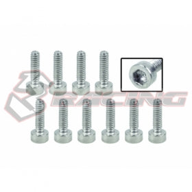3Racing Parts vis tête fraisée M2x6 10pcs