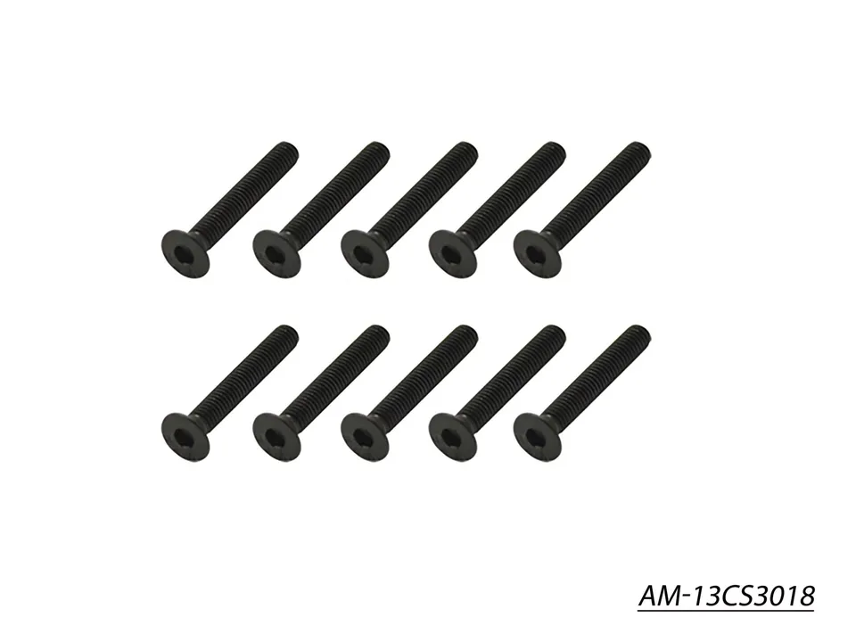 Arrowmax Screws Vis Fraisée M3x18 Allen x10