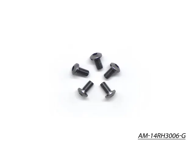 Arrowmax Screws AM-14RH3006-G vis alu M3x6 grise x5