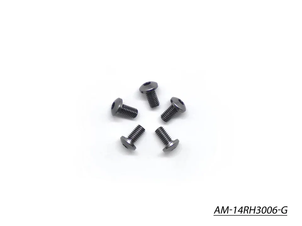 Arrowmax Screws AM-14RH3006-G vis alu M3x6 grise x5