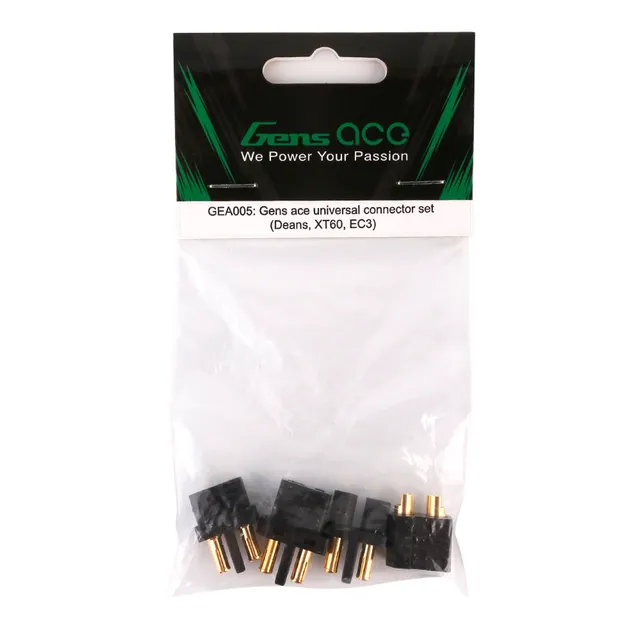 Gens Ace set connecteurs Deans XT60 EC3 modélisme
