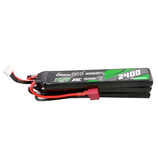 Gens ace 2400mAh 3S batterie airsoft 11,1V Deans