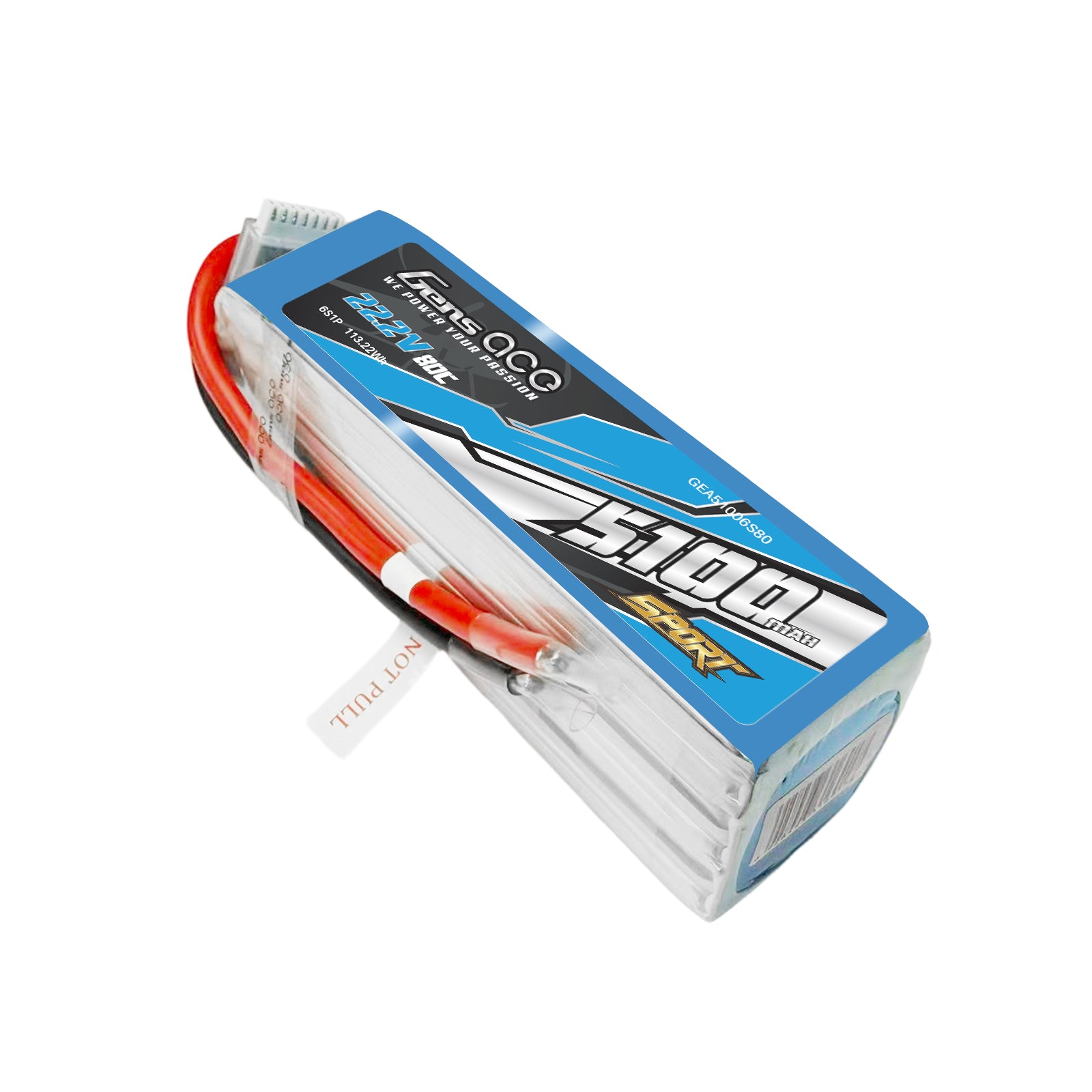 Gens Ace Sport Series batterie LiPo 6S 5100mAh 80C F5B