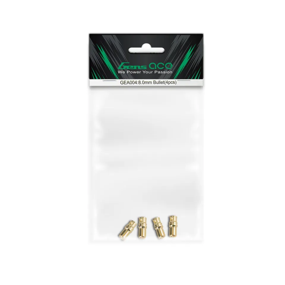 Gens Ace 8,0mm Bullets drag racing batterie lot 4