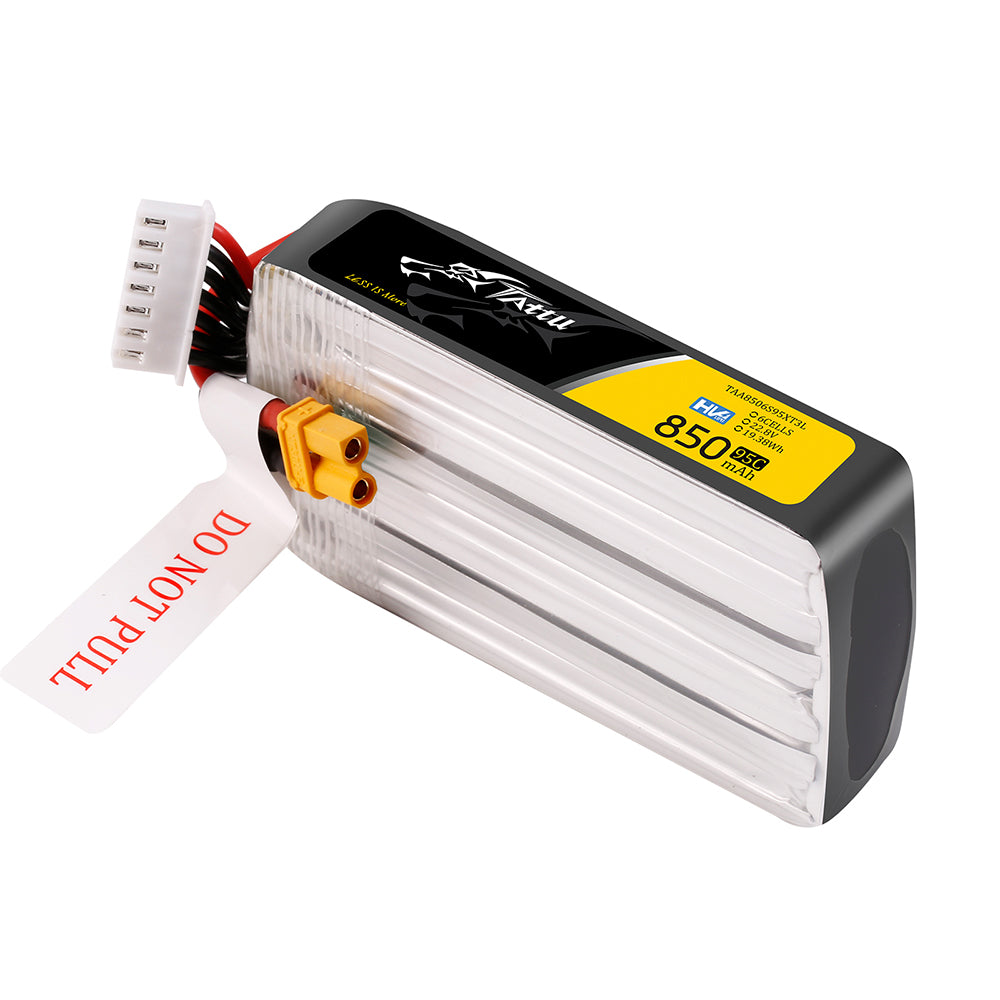 Tattu 850mAh 6S batterie LiPo HV 95C XT30 FPV Classic