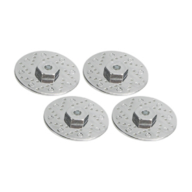 3Racing Parts Disque Frein 12mm 50mm 1/10 Pointillé x4