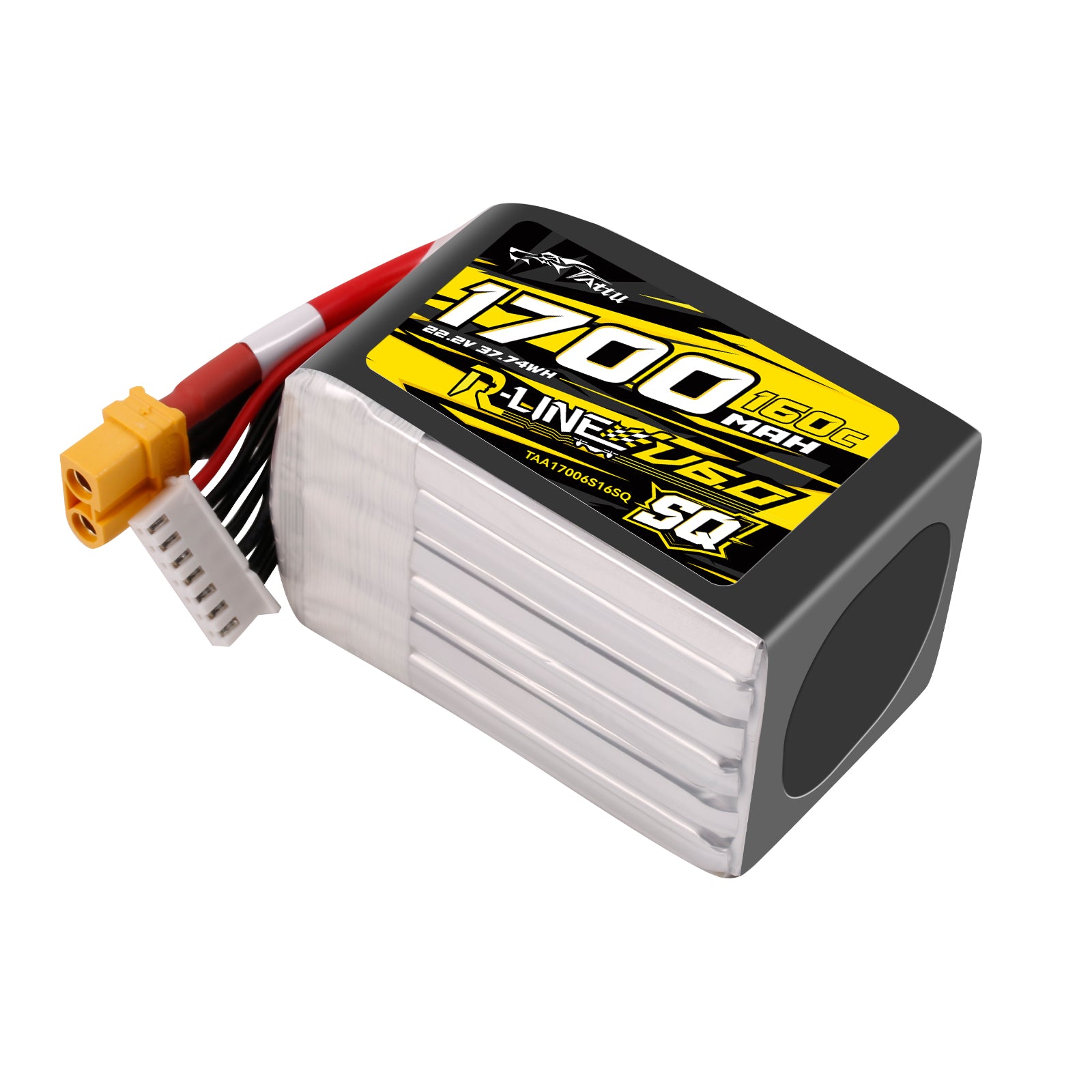 Tattu R-Line 1700mAh 6S 22.2V batterie LiPo 160C XT60