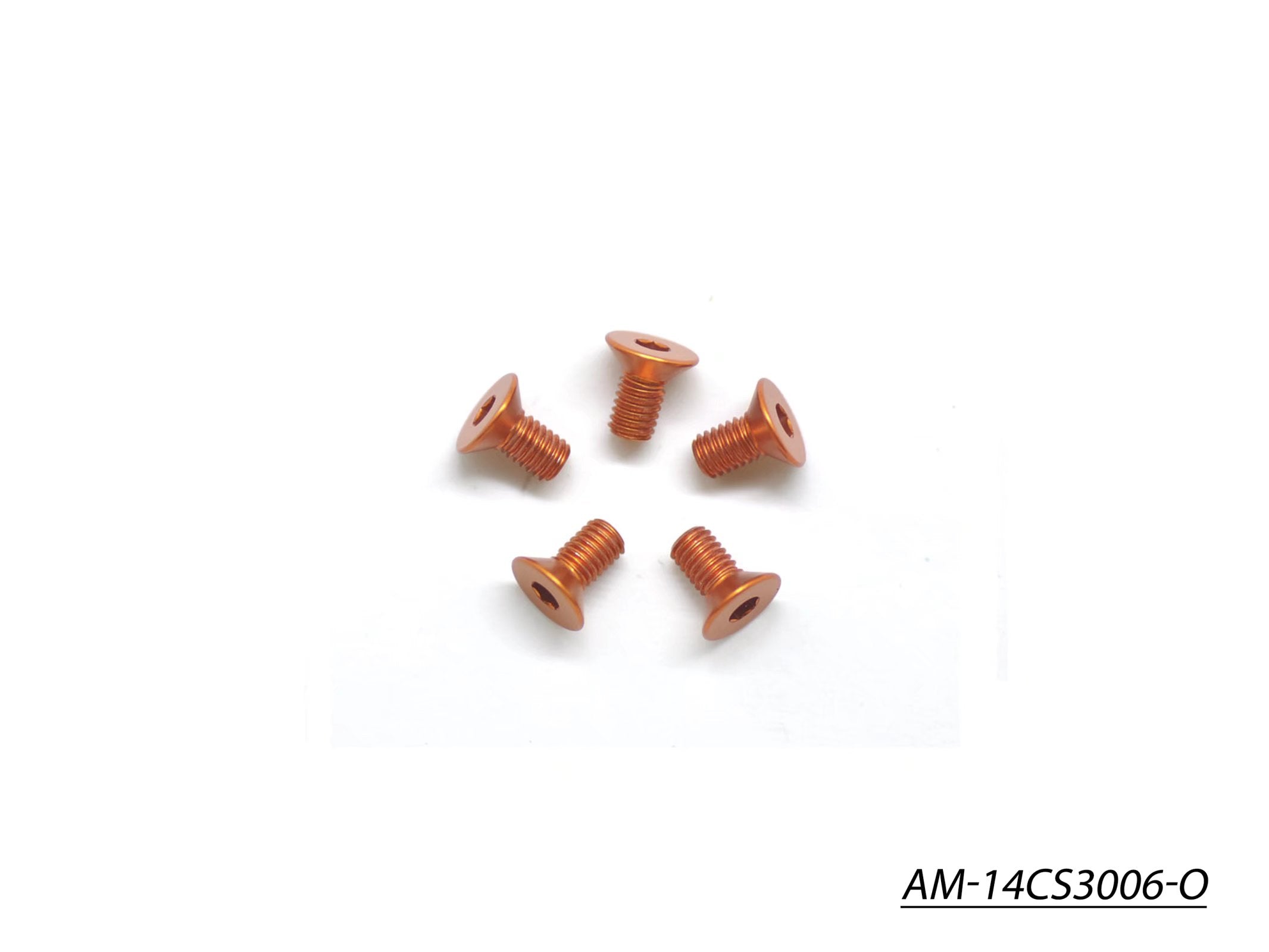 Arrowmax AM-14CS3006-O vis alu M3x6 orange x5