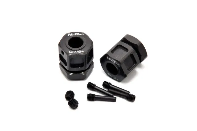 Hobao 86106 hexagones roue +8mm filetés pas 1.25