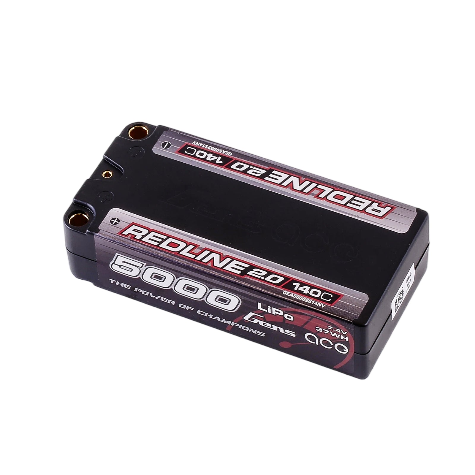 Gens Ace Redline 2.0 5000mAh 2S 140C 7.4V Batterie Shorty