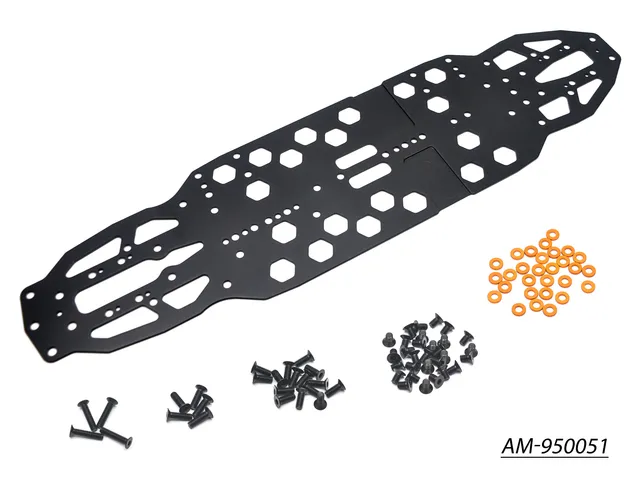 Arrowmax Xray X4'25 kit conversion châssis acier ressort 1.2mm
