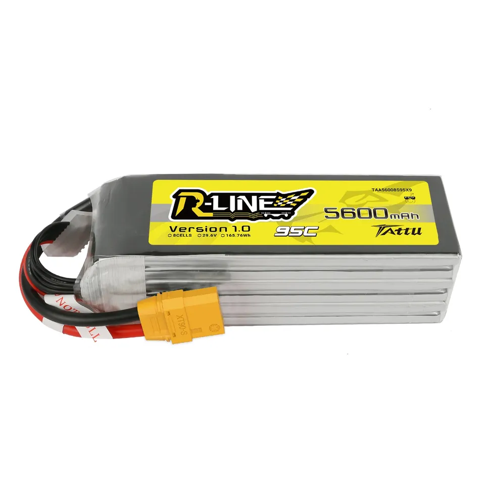 Tattu R-Line 5600mAh 8S 95C batterie LiPo 29.6V XT90-S