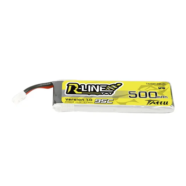 Tattu R-Line 500mAh 1S 95C batterie LiPo PH2.0