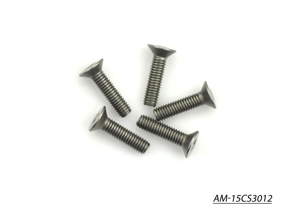 Arrowmax AM-15CS3012 vis titane M3x12 fraisées x5