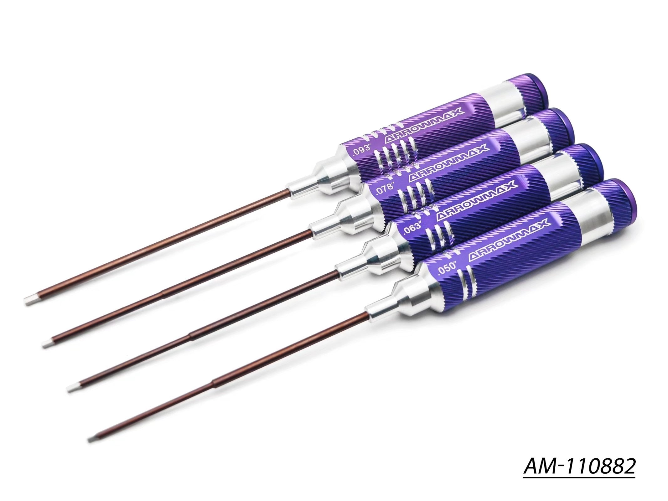 Arrowmax Tools Set clés allen 4 pcs 120 mm US