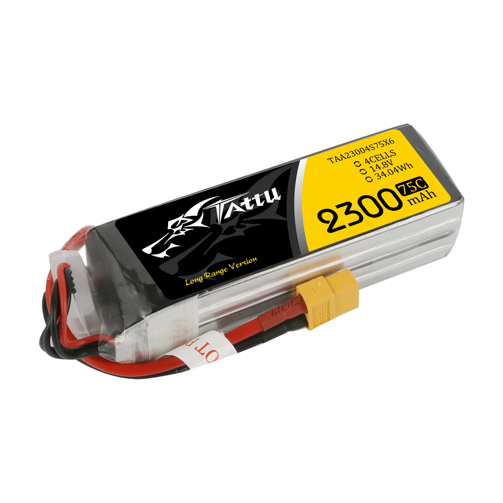 Gens Ace Tattu 2300mAh 4S 75C batterie LiPo XT60