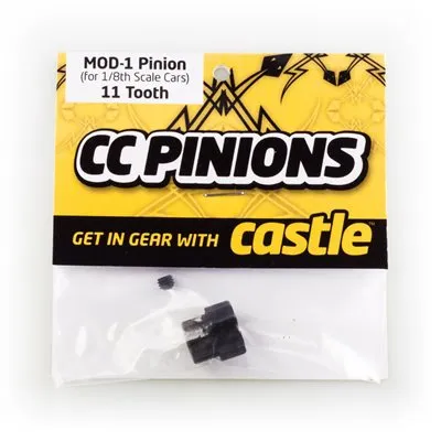 Castle Pignon Mod1 Acier 5mm 11T-23T Moteur RC